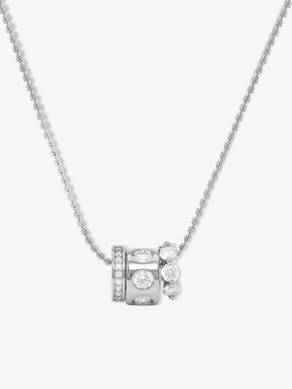 Melinda Maria Ashley Topanga Silver Necklace NEW